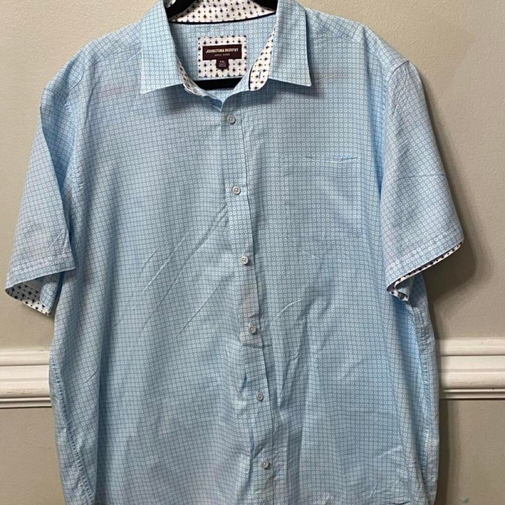 Johnston-murphy Men's Blue Shirt
